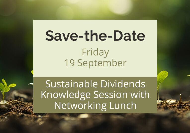 Friday 19 September: Knowledge session with one of the companies, story and insights, in which Sustainable Dividends Value Fund invests.