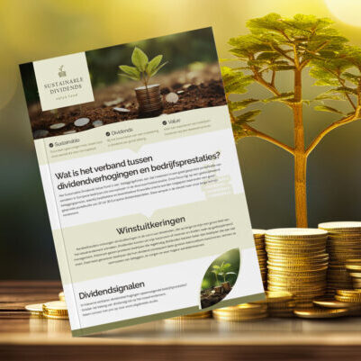 Wat is het verband tussen dividendverhogingen en bedrijfsprestaties?